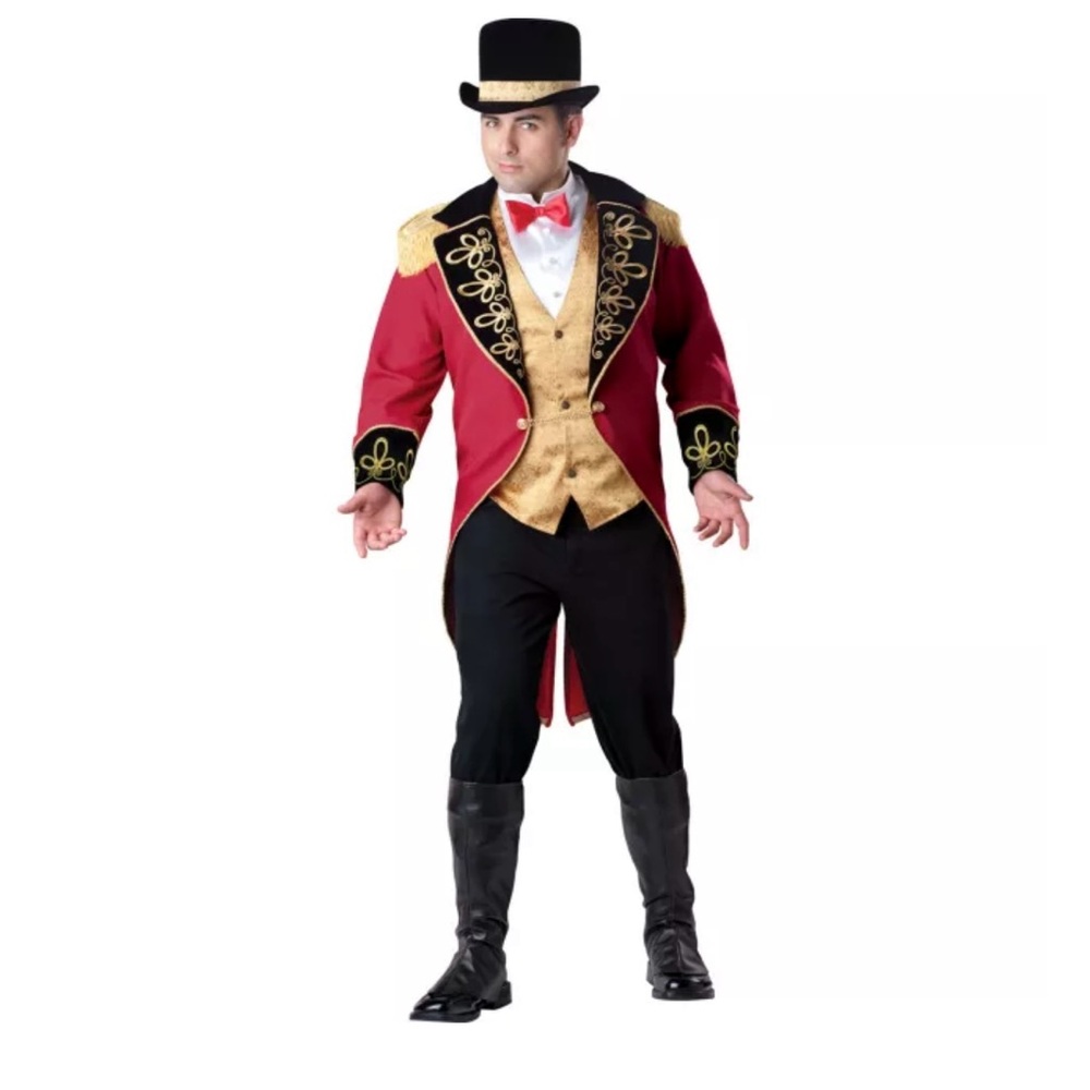 Men’s Ringmaster Halloween Costume In Size 2XL